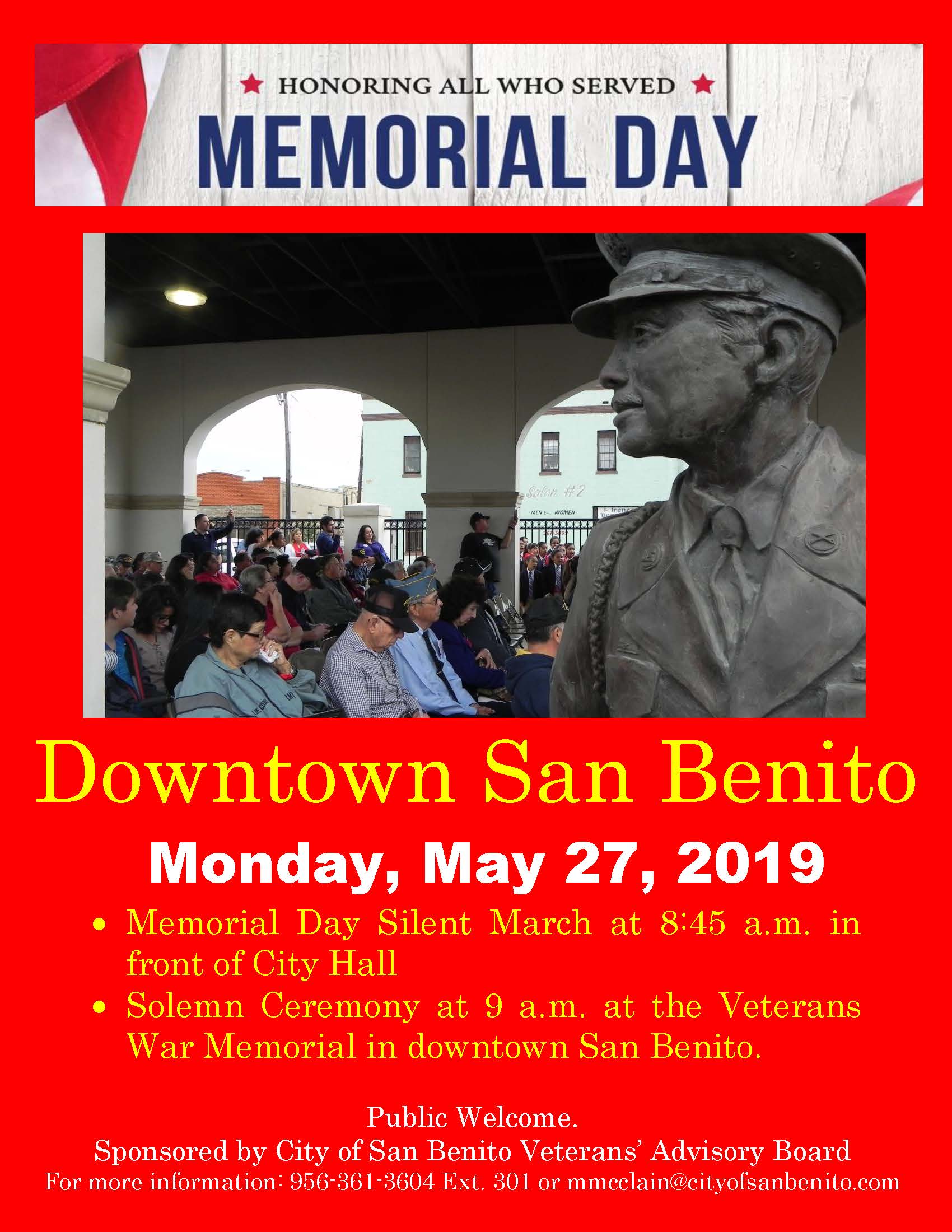Memorial Day 2019 flyer