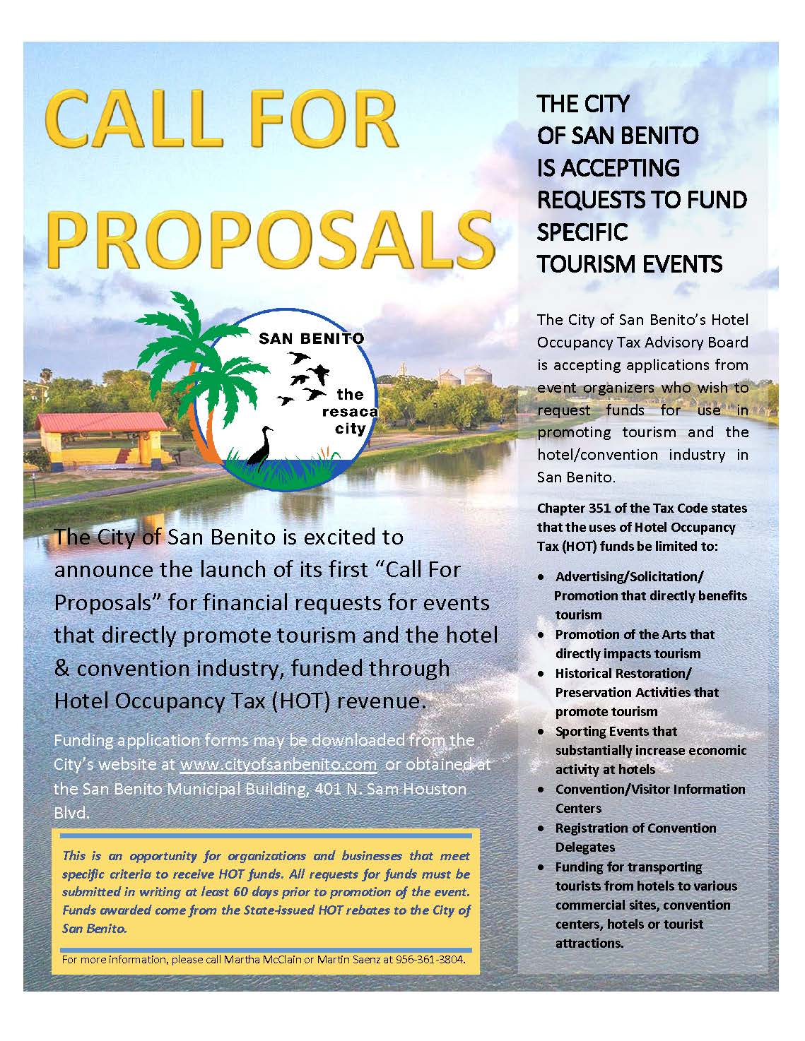 Call for HOT 1-30-20