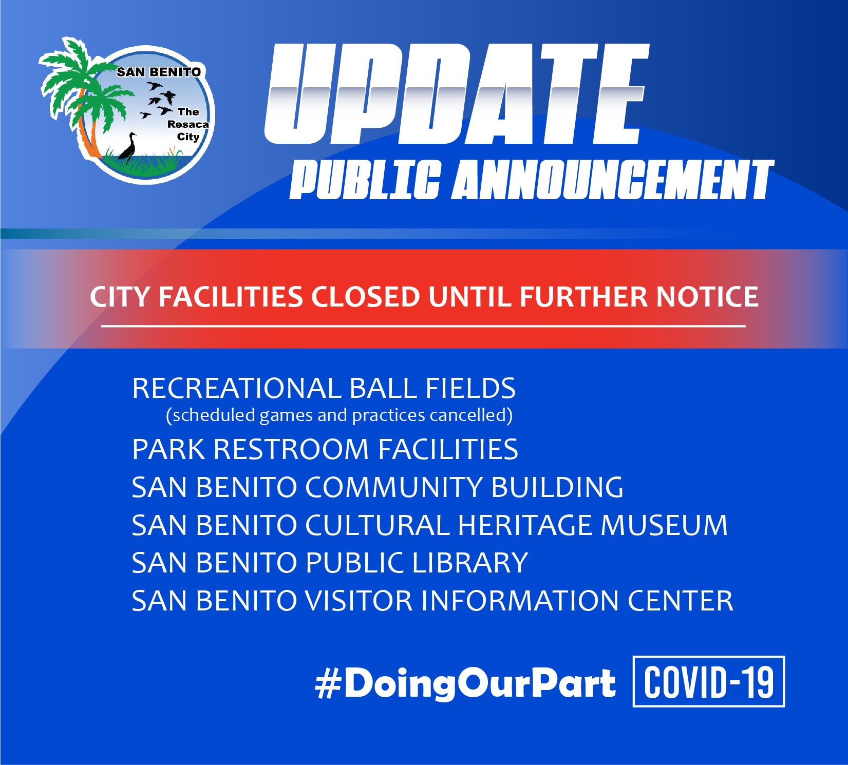 Facility Closures