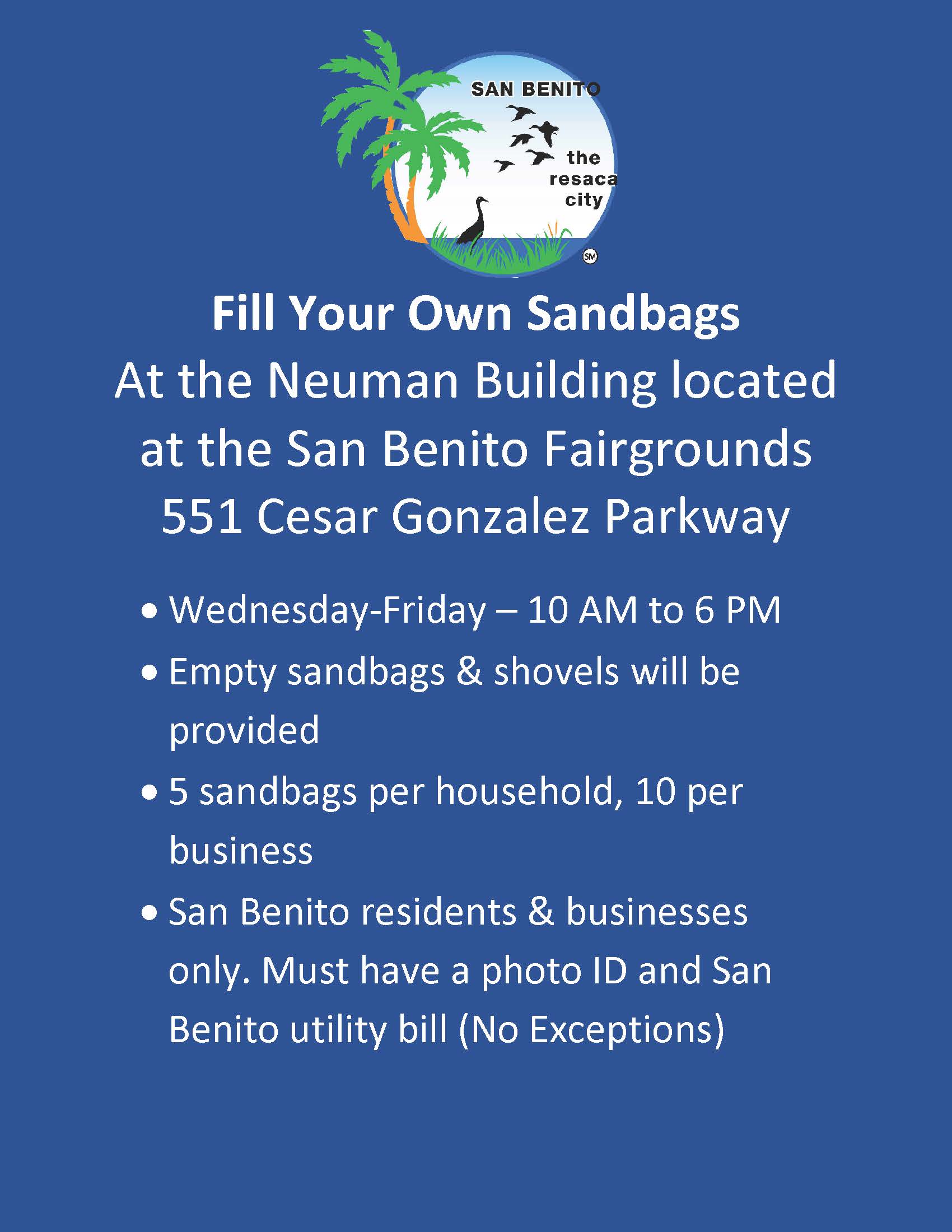 Fill your own sandbags