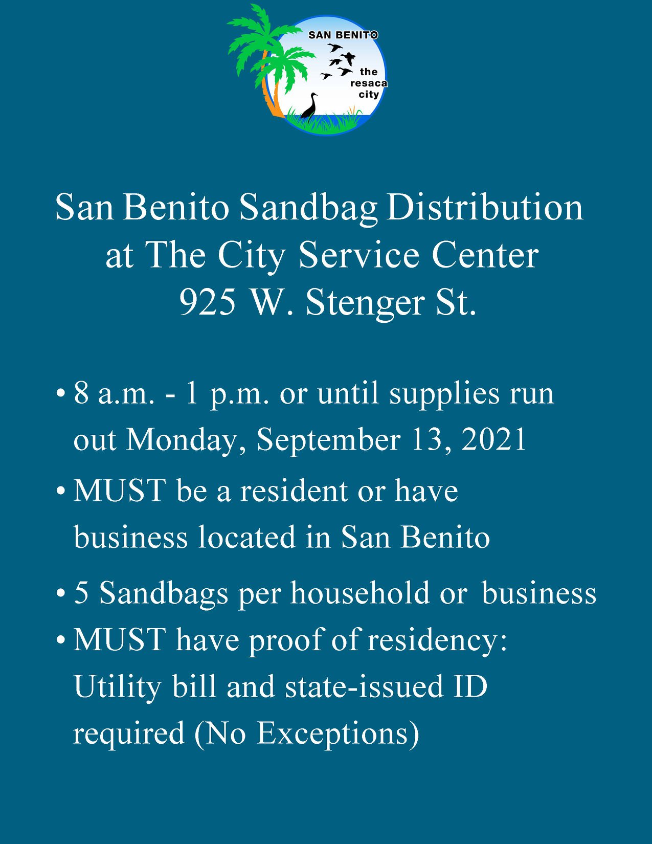 Sandbag flyer