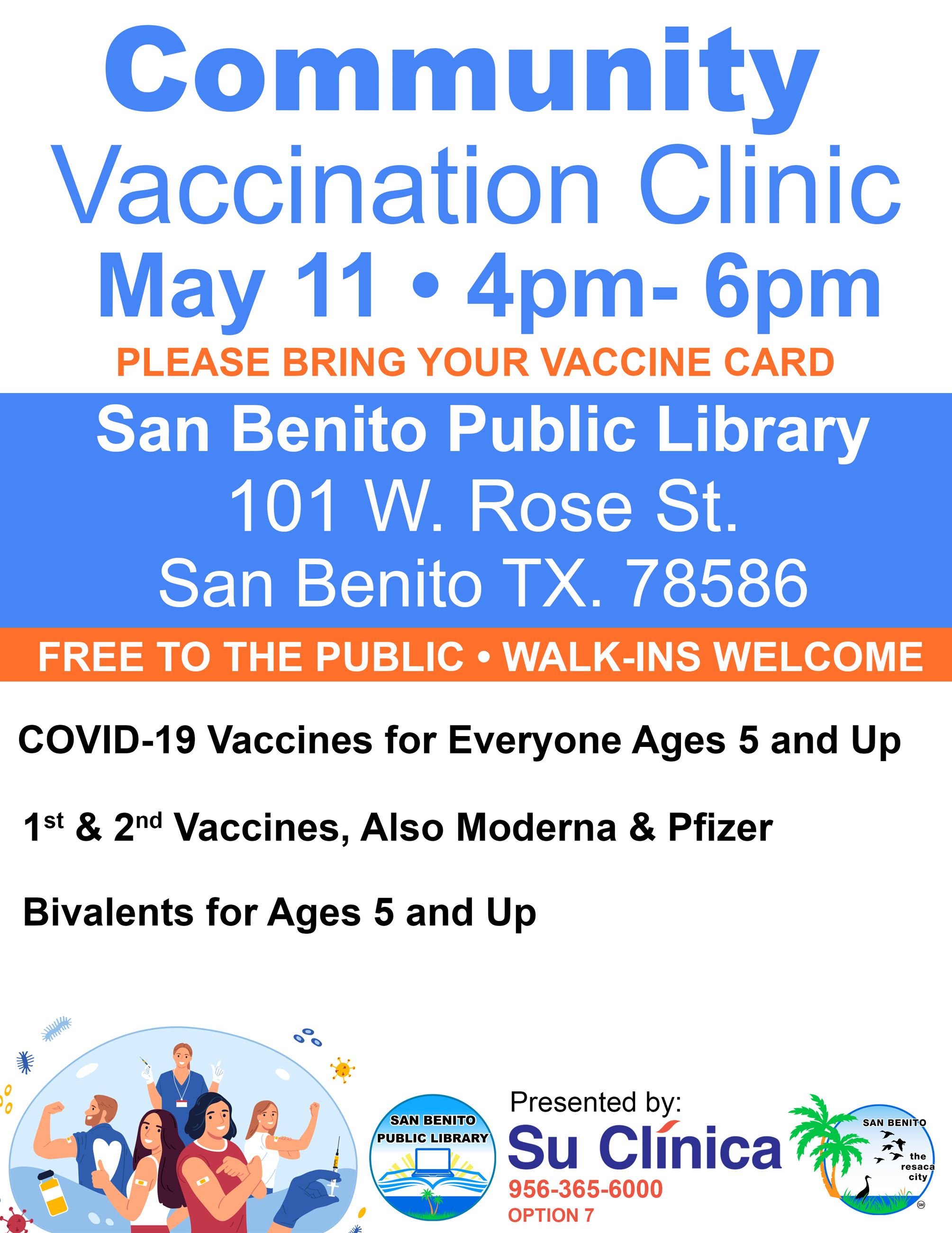 Vaccine Clinc Day May 2023