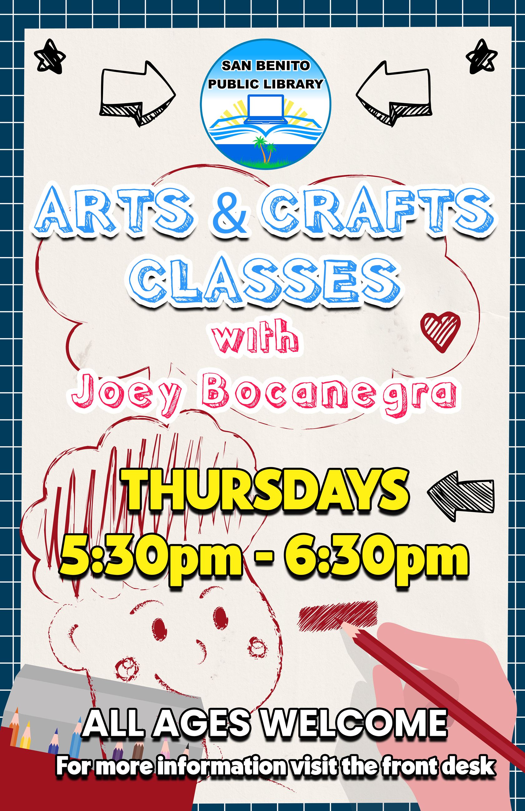 New Joey Flyer Art Class