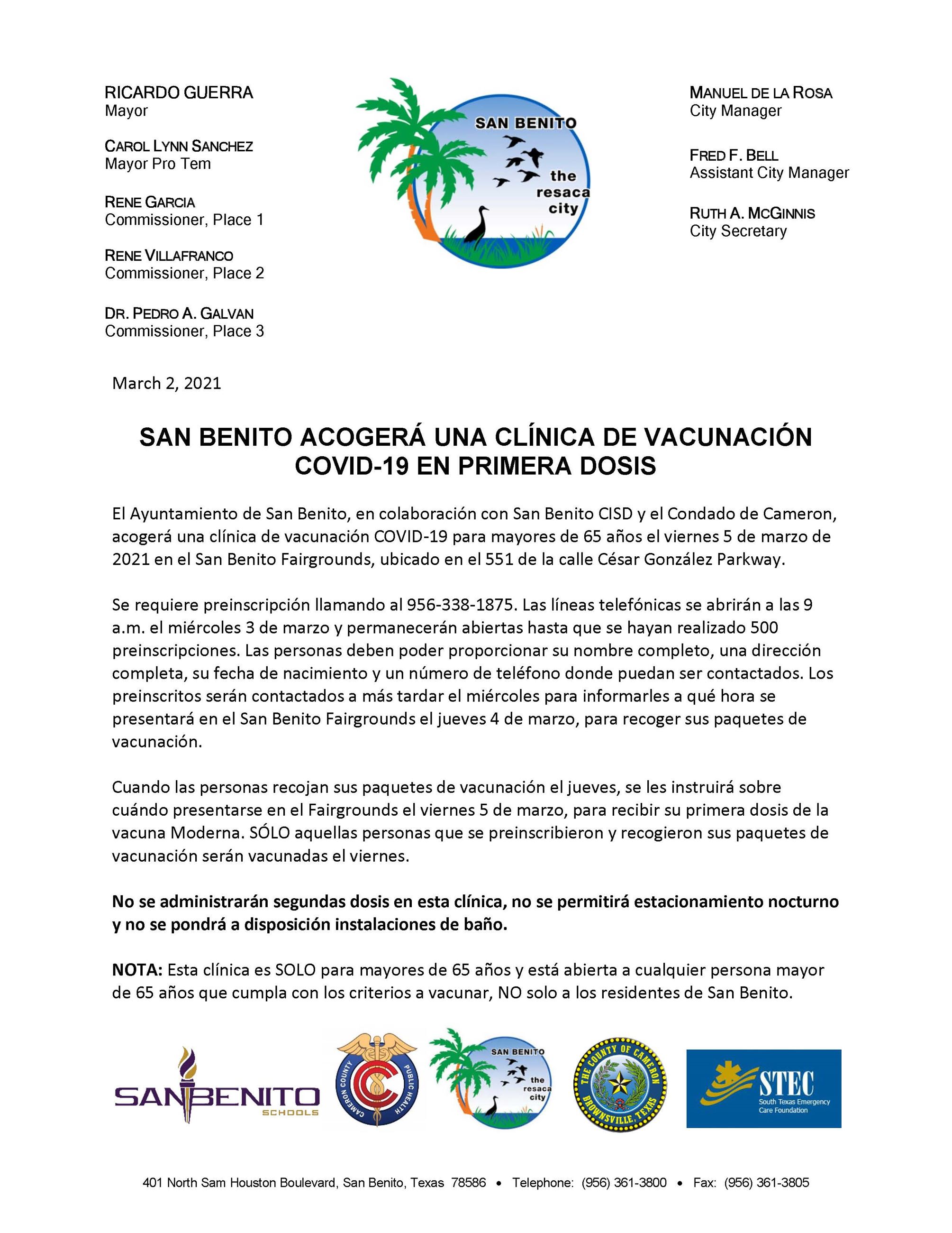 Vaccination Clinic Spanish