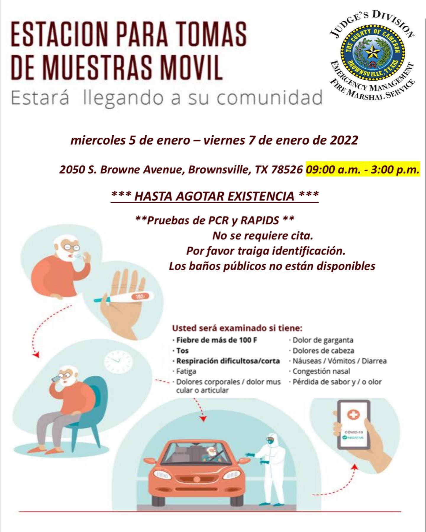 Covid testing 1 5 21 Spanish