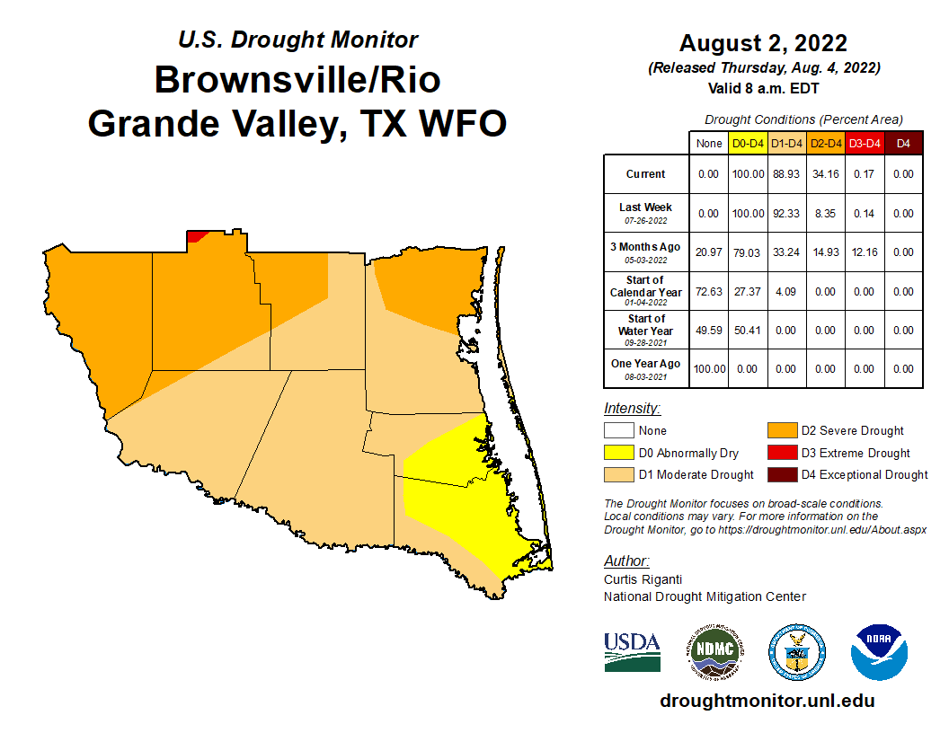 Drought Monitor 8 4 22