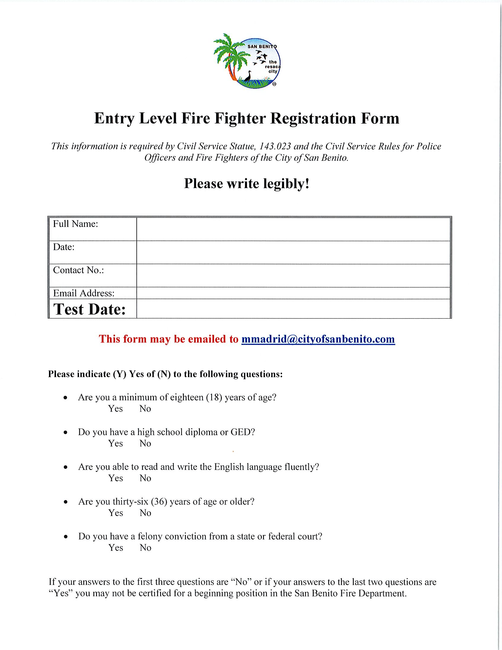 Registration Form - Entry Level Fire Exam 2023 (002)